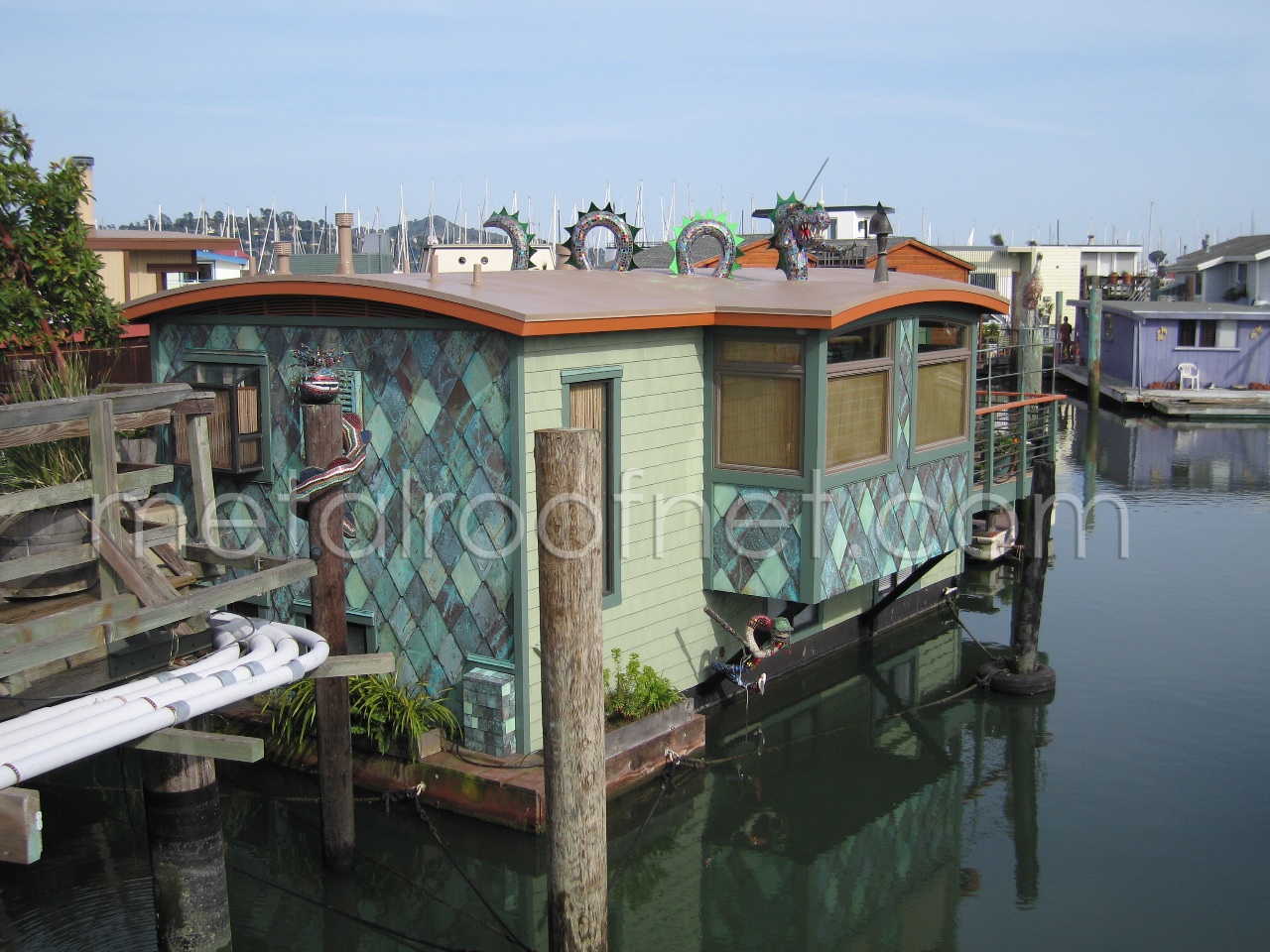 copper diamond shingles | Metal Roof Network