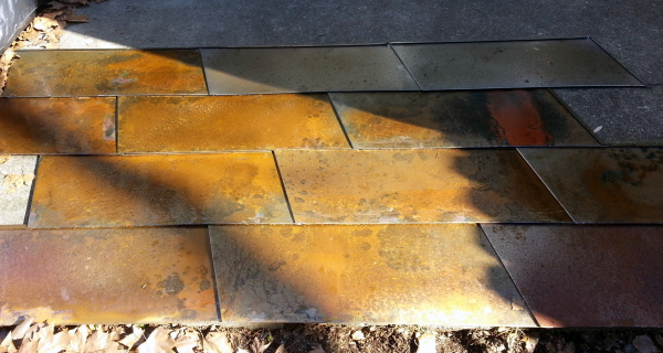 Corten Interlocking Shingle | MRN