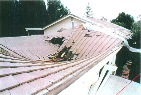 Earthquake damaged concrete roof | Metal Roof Network