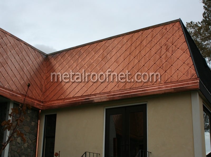 copper diamond shingles