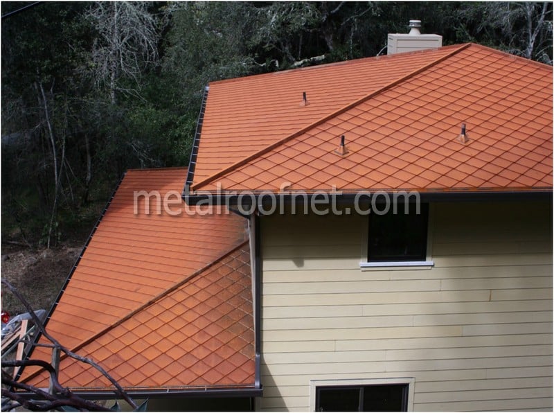 natural steel roof