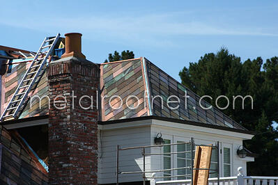 copper diamond shingles | Metal Roof Network