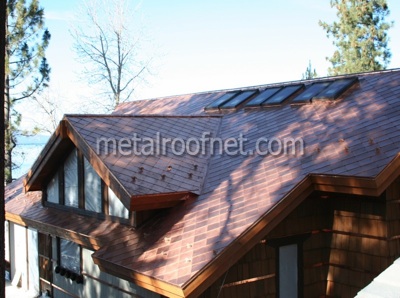 copper diamond shingles | Metal Roof Network