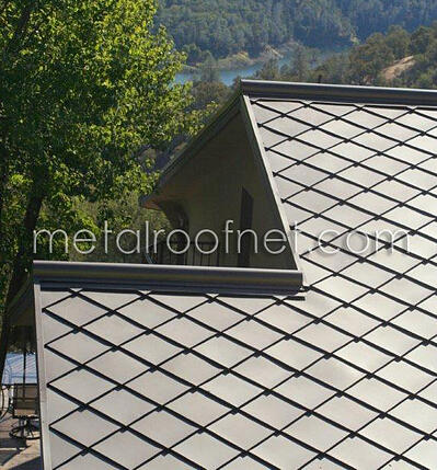 finished steel diamond shingles | Metal Roof Network