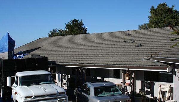 failing concrete roof