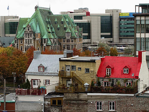 Quebec City Copper Roof