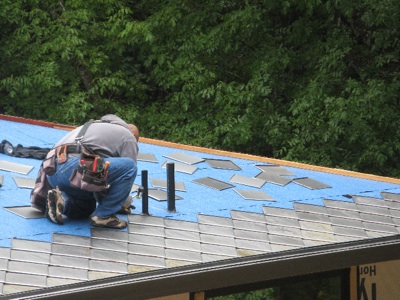 installing natural steel diamond shingles | Metal Roof Network