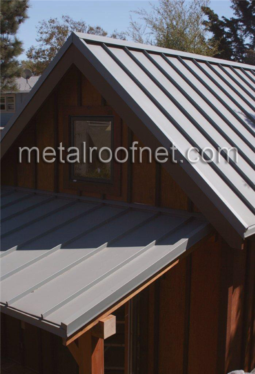 finished steel roof panels