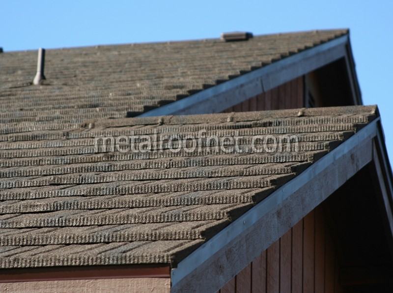 coated steel shake roof