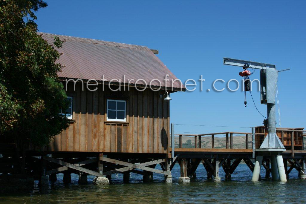 corrugated copper roof panels