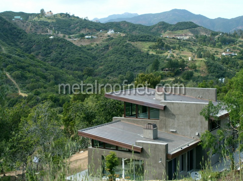 copper roof panels