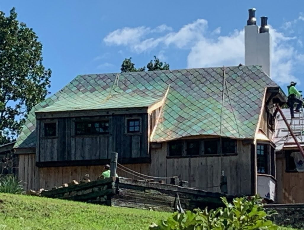 copper roof